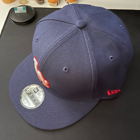 New Era Los Angeles Dodgers Navy Americana Fade 9FIFTY Snapback Hat - OSFM - Picture 2 of 9
